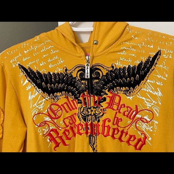 graphic zip sweater - Picture 5 of 5